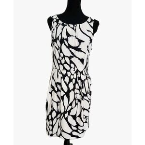 B Darlin Black and White Floral‎ Sheath Dress Jr 13/14 Kentucky Derby